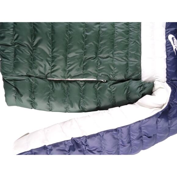 Nike Sportswear Synthetic Fill Puffer Jacket Blue/White/Green Men Size XL Used - Picture 4 of 10